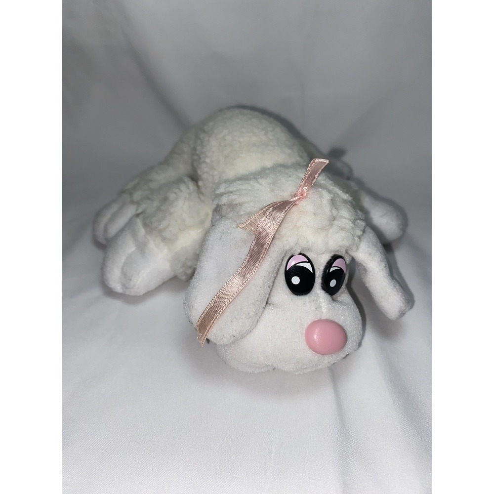 Vintage Tonka POUND PUPPY FURRIES 9" Inches White‎ POODLE Plush Toy 1985